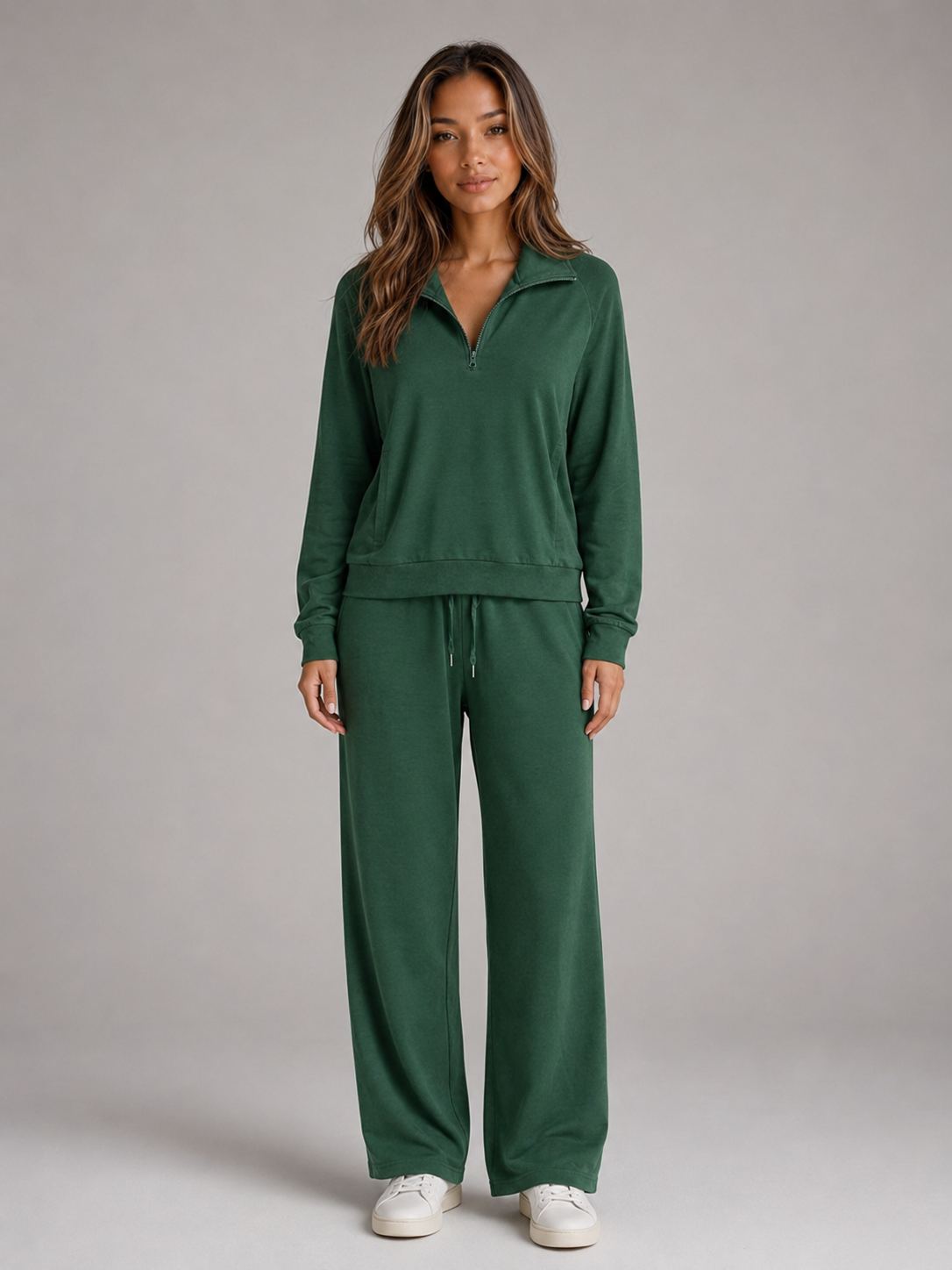 Liva | Dame Half-Zip Loungewear Sæt