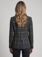 Evelina | Women's Checkered Blazer
