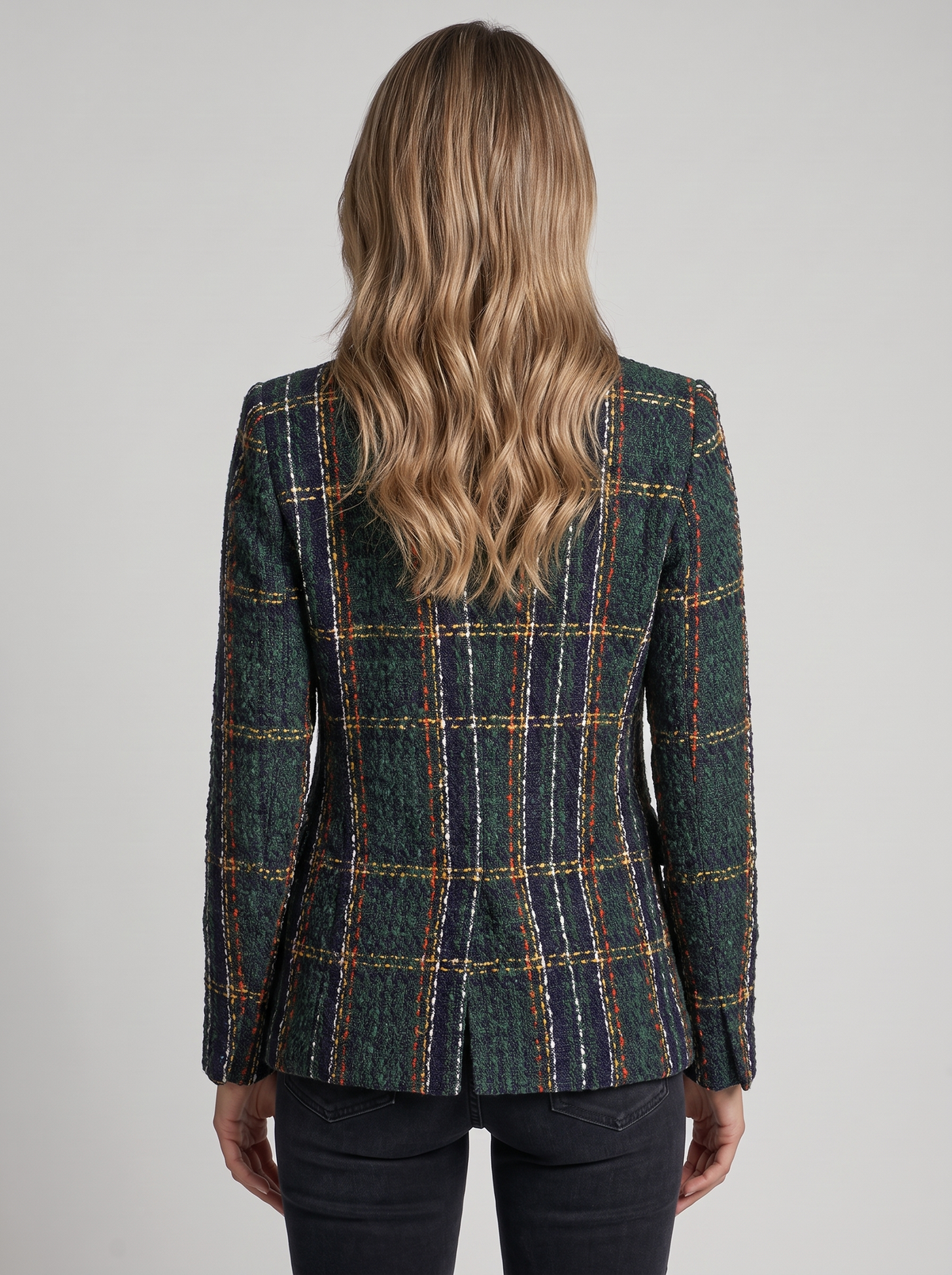 Evelina | Women's Checkered Blazer
