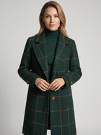 Evelia | Women's Checked Coat