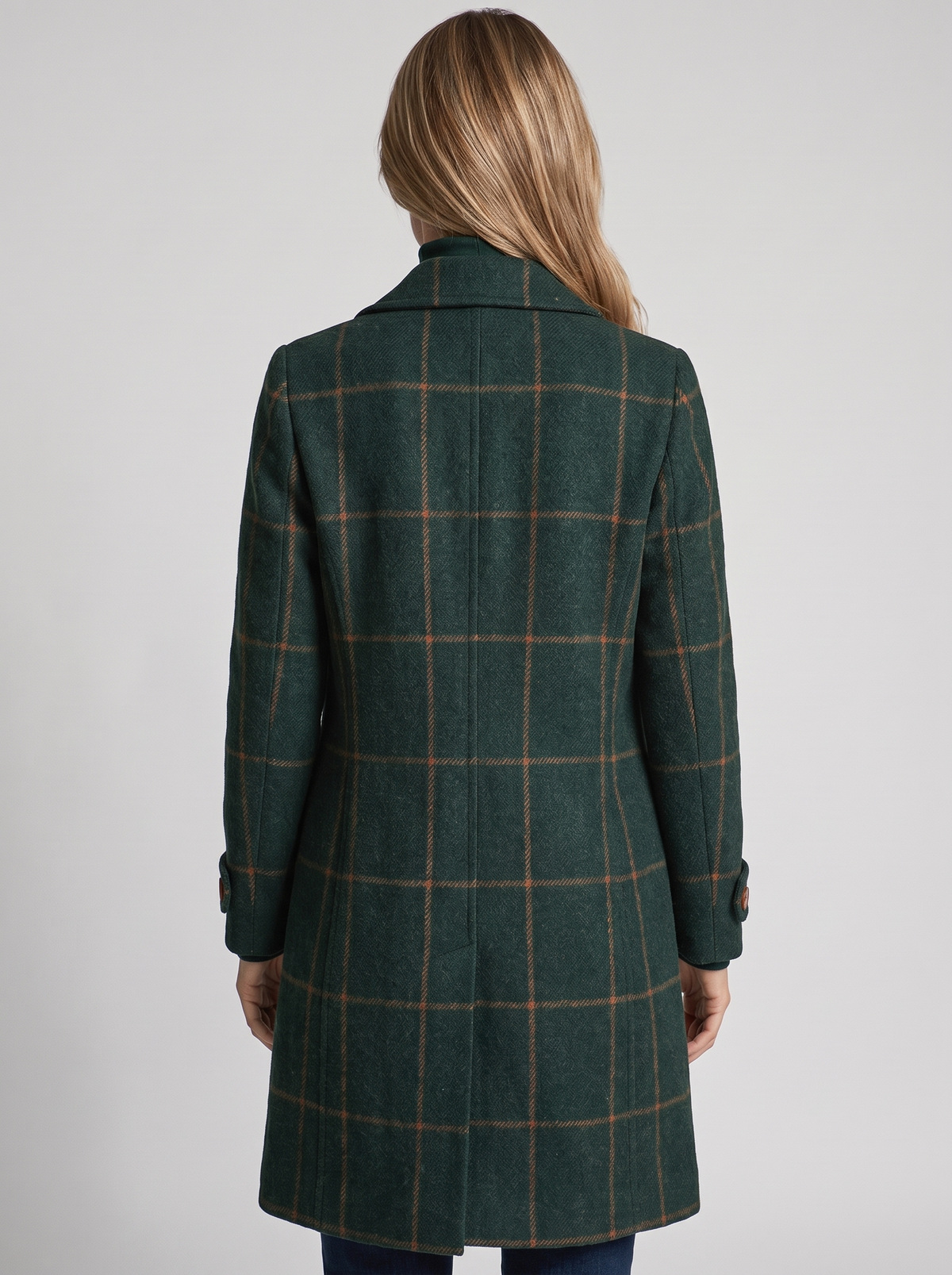 Evelia | Women's Checked Coat