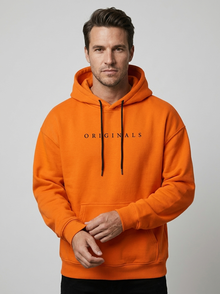 Asher | Casual Hoodie Til Herre Med Kængurulomme