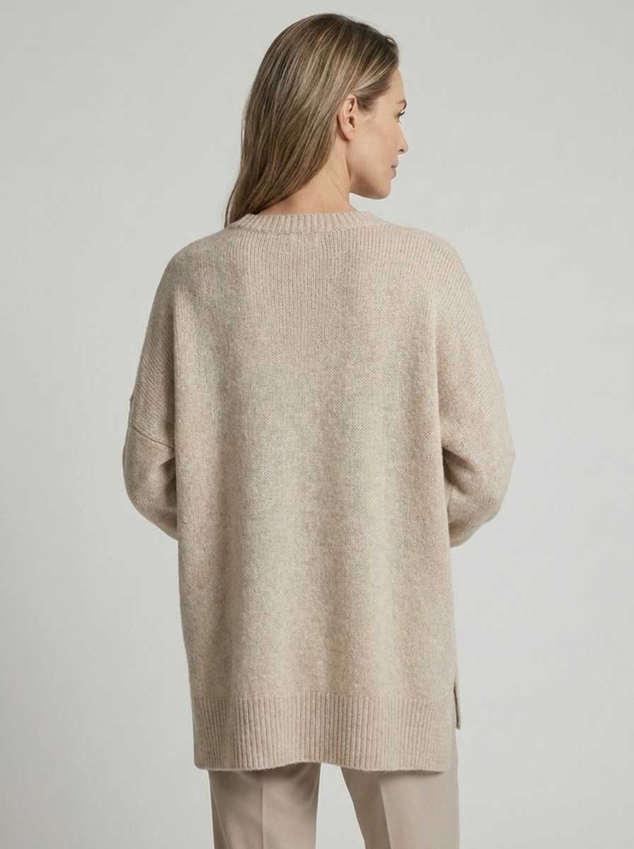 Eveline | Women's Oversized Knitted Poncho