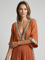 Alessia | Strandkjole Med Broderede Detaljer
