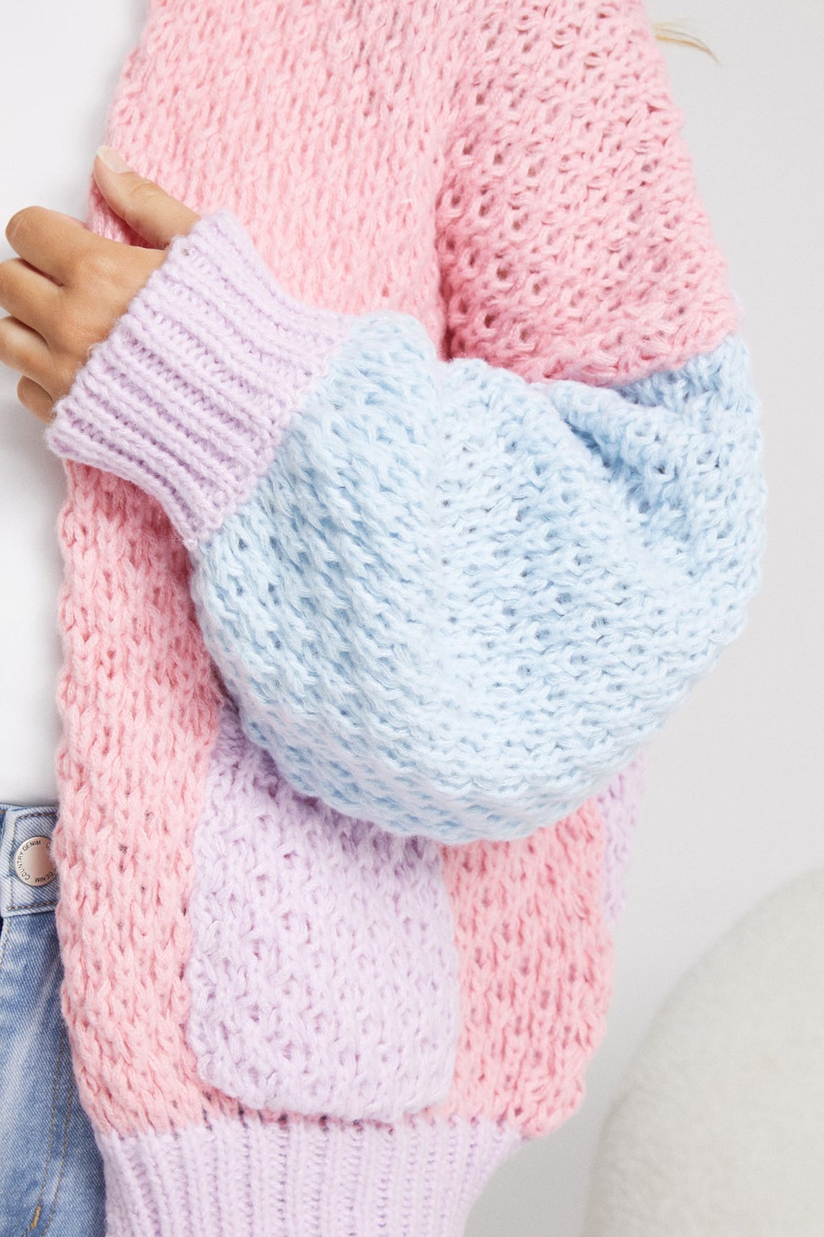 Eloria | Dame Pastelfarvet Strik Cardigan