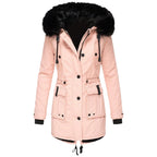 Vela | Dame Parka Med Pelskant