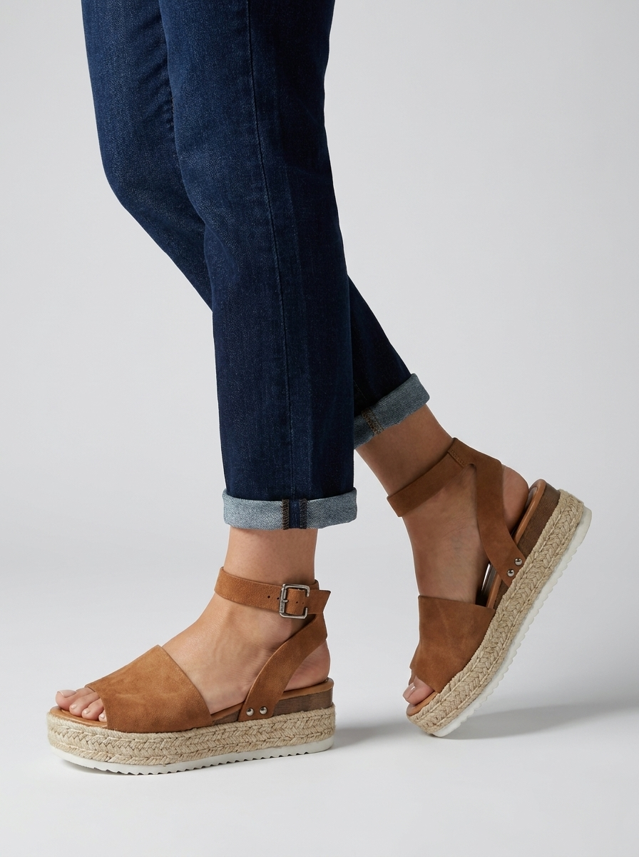 Arianna | Plateau Espadrille Sandaler til Dame