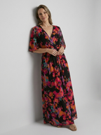 Elara | Maxi Dress with Print and High Slit