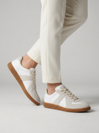 Marcello | Retro Sneakers I Ruskind Og Læder