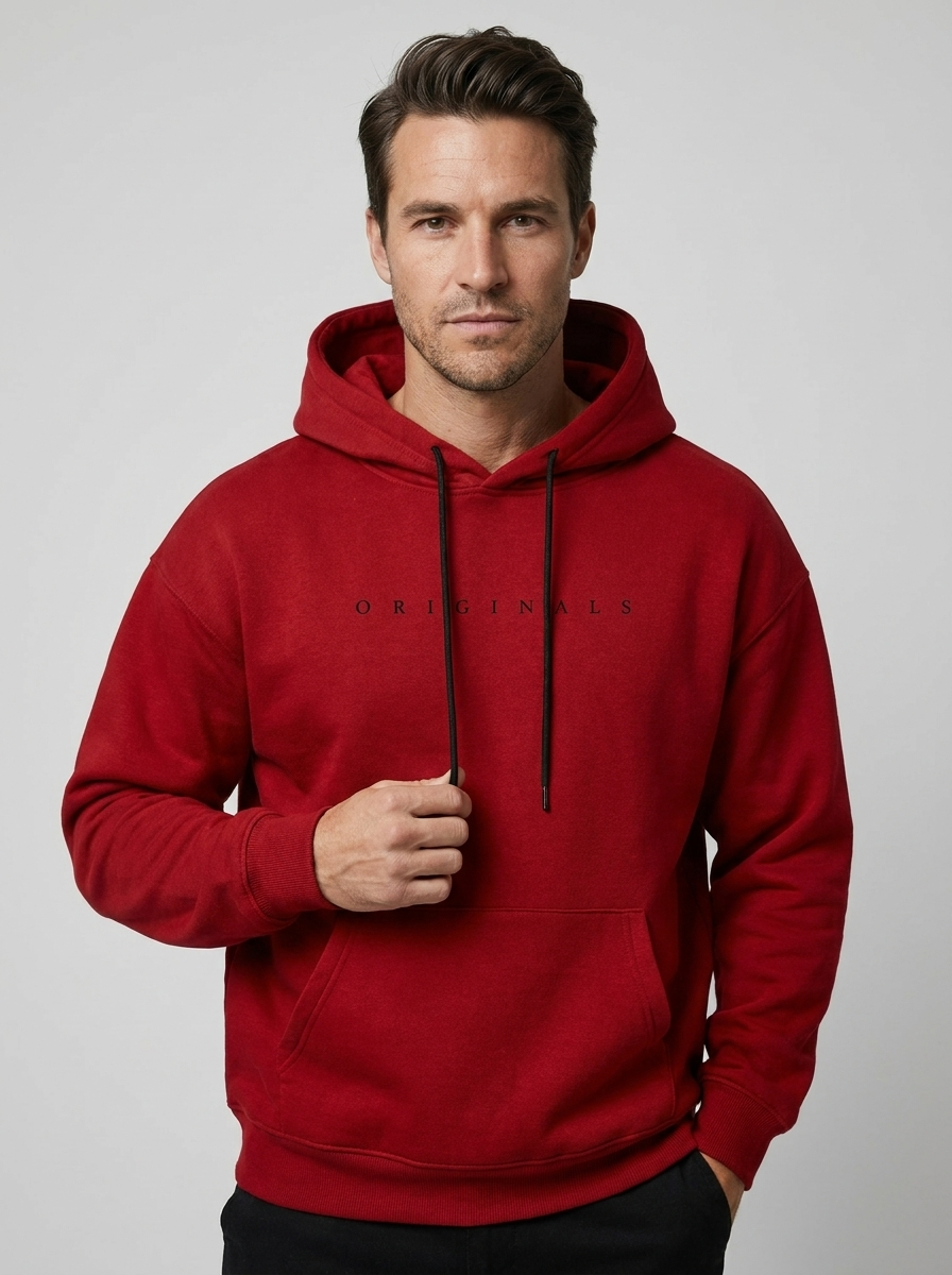 Asher | Casual Hoodie Til Herre Med Kængurulomme
