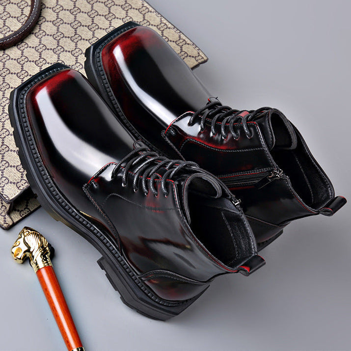 Valerio | Men's ankle boots with laces and chunky soles
