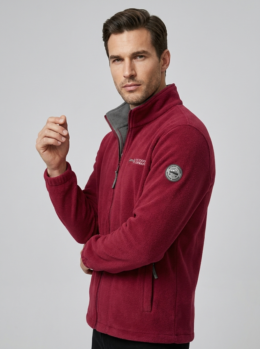 Mikkel | Fleece Jacket with High Collar