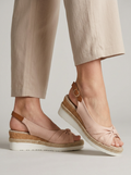 Amara | Sandaler med Plateau og Justerbar Rem