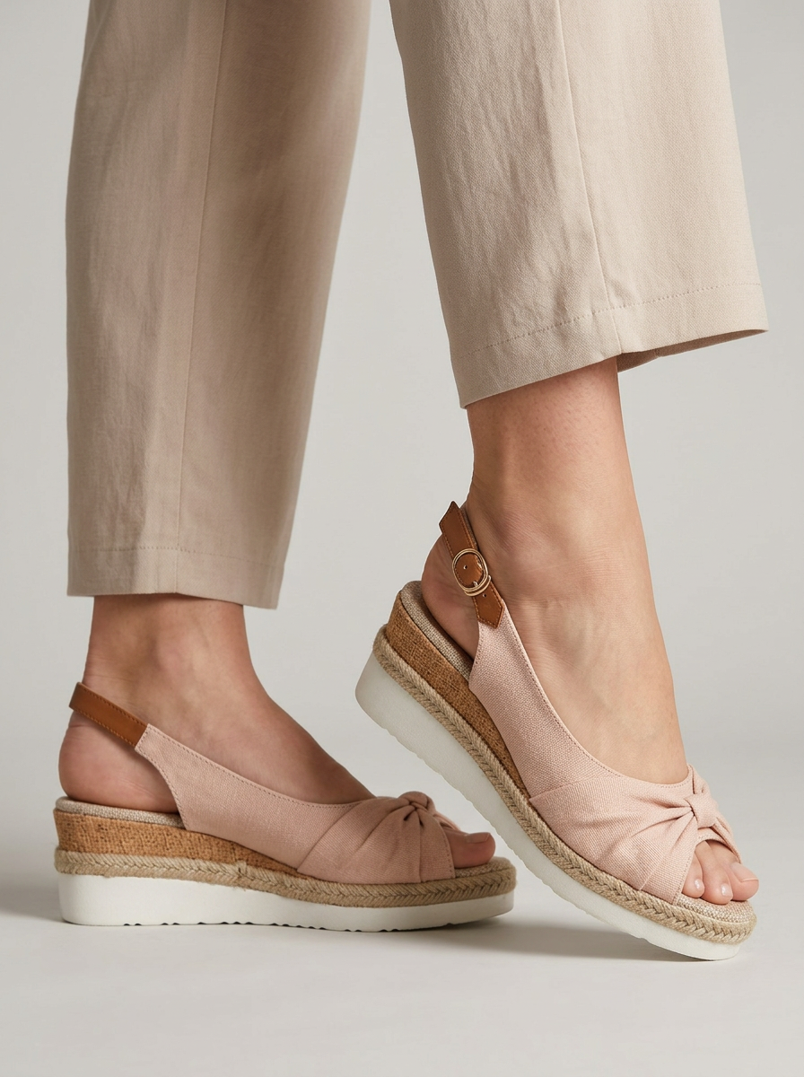 Amara | Sandaler med Plateau og Justerbar Rem