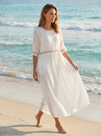 Maribela | Cotton Midi Dress for Women