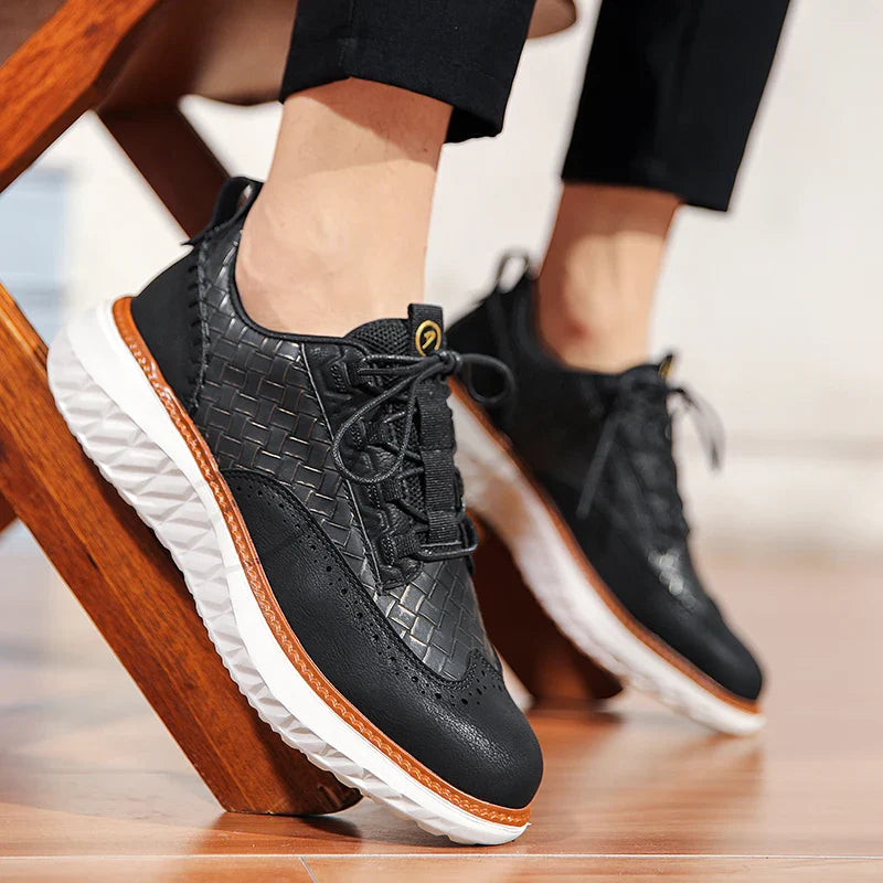 Alviero | Zapatos Ergonómicos para Hombre con Estructura Trenzada