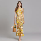Floréa | Blomstret  Maxi Kjole