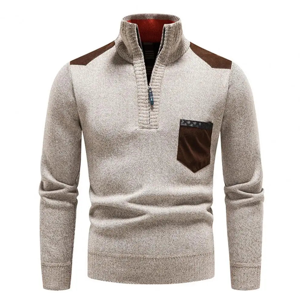 Tristan | Halfzip Pullover i Uld