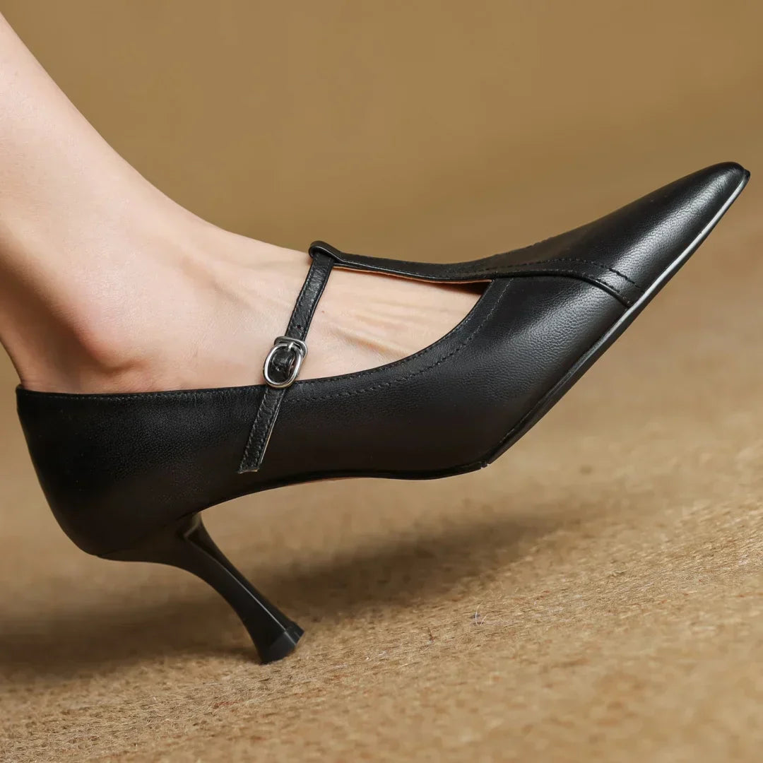 Pumps with T-Rem | Pointed Toe Pumps | Elegant Pumps | Women – Sølvera