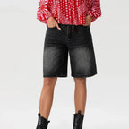 Denara | Denim Shorts Med Løs Pasform Og Vintage Look