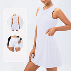 Virelle | Sporty Tennis Kjole Med Indbyggede Shorts