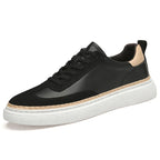 Alviero | Sneakers in pelle con dettagli in camoscio