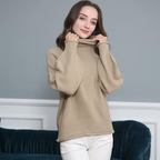 Freya™ | Damer Oversize Striktrøje med Minimalistisk Design og Behagelig Pasform