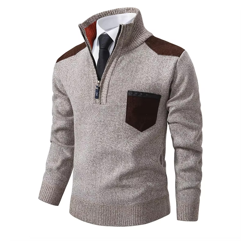 Tristan | Halfzip Pullover i Uld