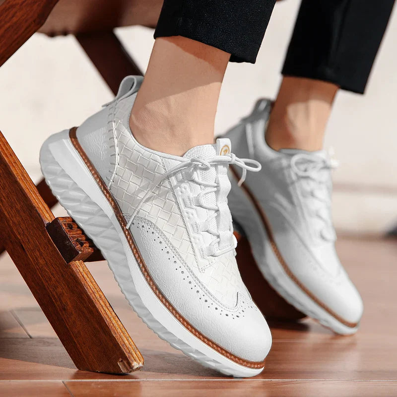 Alviero | Zapatos Ergonómicos para Hombre con Estructura Trenzada