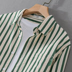 Leon | Stribet Casual Skjorte Herrer