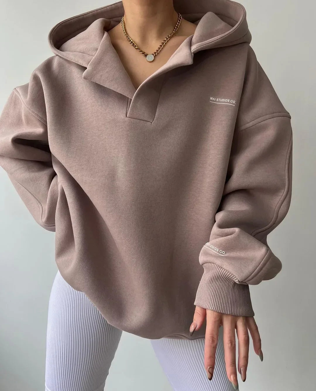 Mai | Felpa oversize con cappuccio