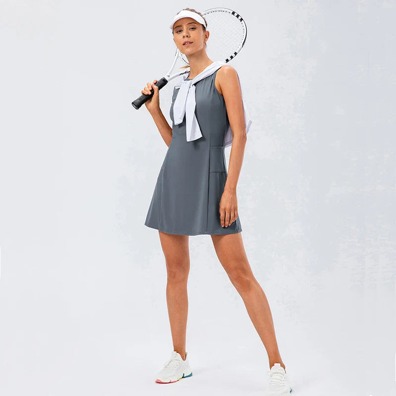 Virelle | Abito da tennis sportivo con pantaloncini integrati
