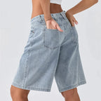 Denara | Denim Shorts Med Løs Pasform Og Vintage Look