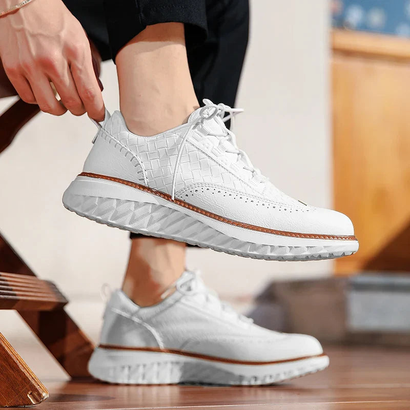 Alviero | Zapatos Ergonómicos para Hombre con Estructura Trenzada