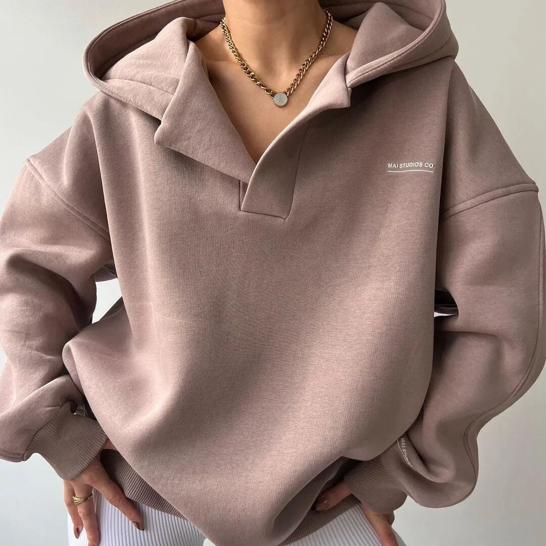 Mai | Felpa oversize con cappuccio