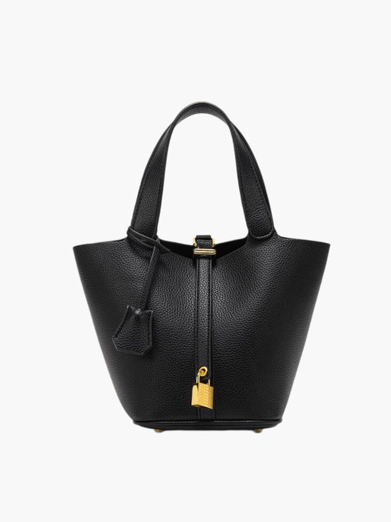 Amara|Borsa a Secchiello in Pelle di Lusso Donna
