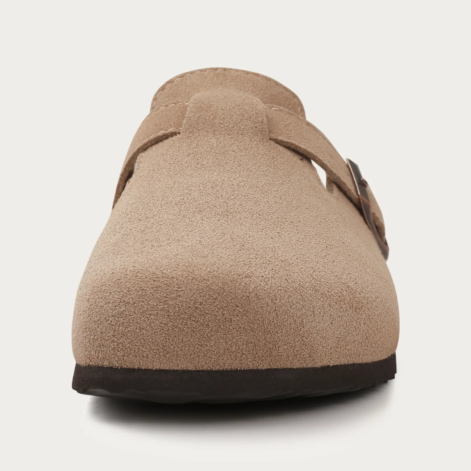 UrbanClassic | Zoccoli in camoscio con fibbia