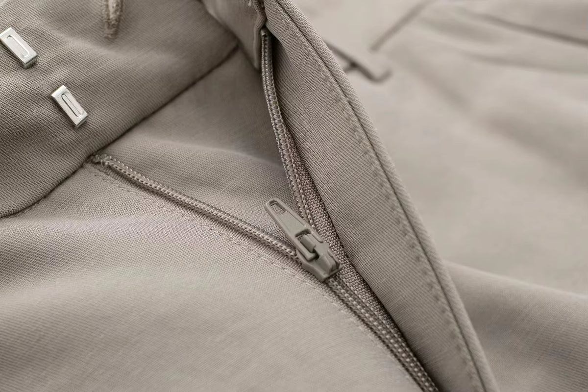 Amarisse™ | Conjunto de Chaleco de Dos Piezas para Mujer | Elegante Atuendo Coordinado de Verano con Chaleco sin Mangas y Pantalones Anchos de Cintura Alta