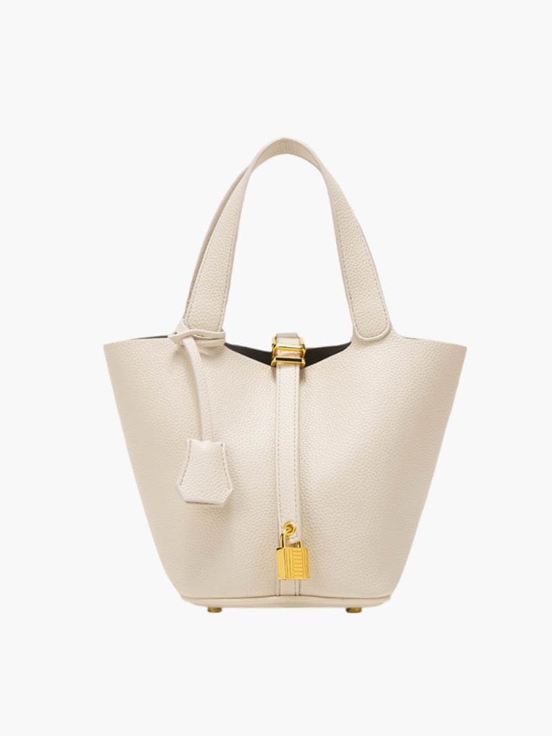 Amara|Borsa a Secchiello in Pelle di Lusso Donna
