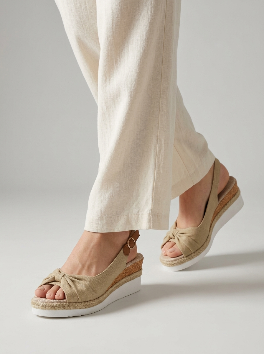 Amara | Sandaler med Plateau og Justerbar Rem