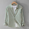 Leon | Stribet Casual Skjorte Herrer