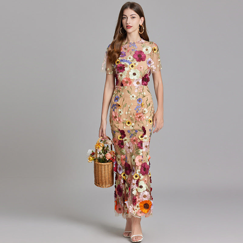 Floréa | Blomstret  Maxi Kjole