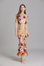 Floréa | Blomstret  Maxi Kjole