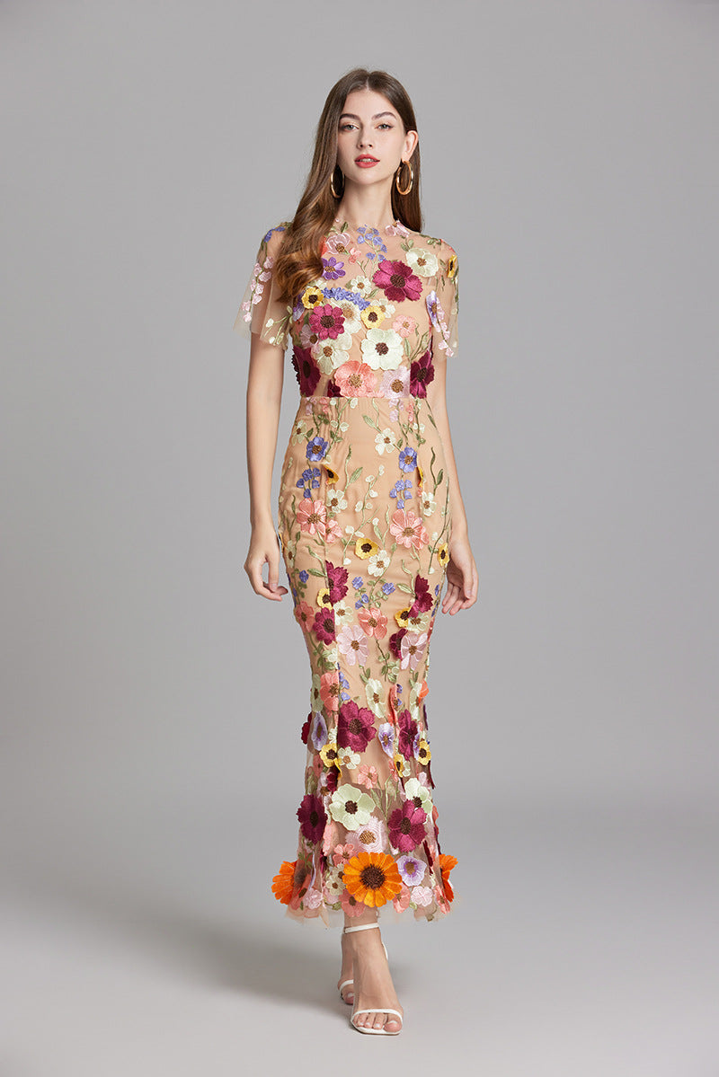 Floréa | Blomstret  Maxi Kjole