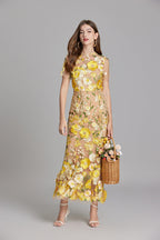 Floréa | Blomstret  Maxi Kjole