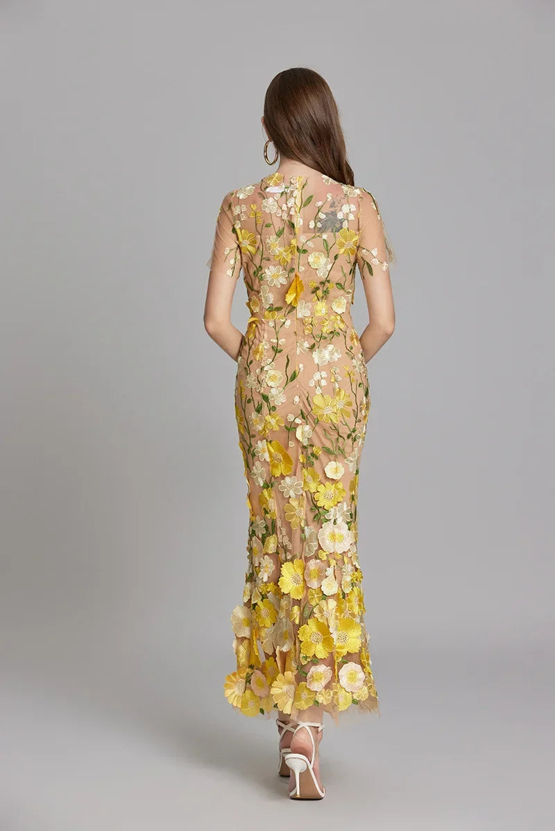 Floréa | Blomstret  Maxi Kjole
