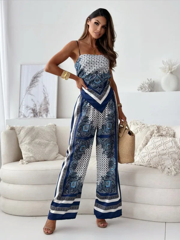 Seravina | Ensemble femme top et pantalon