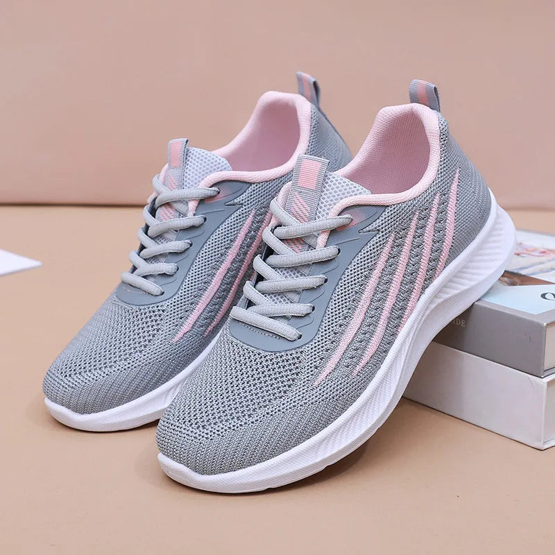 Aerina | Dame Sneakers Mesh