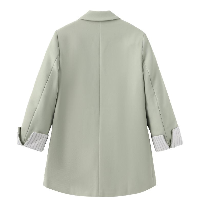 Seline | Women's Green Oversized Blazer