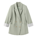 Seline | Women's Green Oversized Blazer